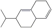 1,2,4a,5,6,7-Hexahydro-7-isopropylnaphthalene Struktur