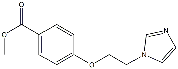 4-[2-(1H-Imidazol-1-yl)ethoxy]benzoic acid methyl ester Struktur