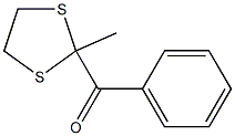 2-Benzoyl-2-methyl-1,3-dithiolane Structure