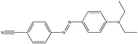 4-(Diethylamino)-4'-cyanoazobenzene Struktur