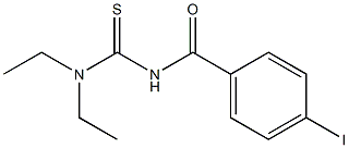 N,N-Diethyl-N'-(4-iodobenzoyl)thiourea Struktur