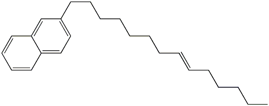 2-(8-Tetradecenyl)naphthalene Struktur