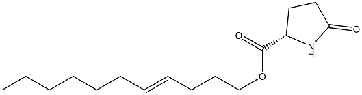 (S)-5-Oxopyrrolidine-2-carboxylic acid 4-undecenyl ester Struktur