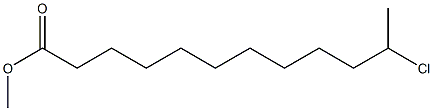 11-Chlorolauric acid methyl ester Struktur