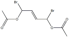 1,4-Diacetoxy-1,4-dibromo-2-butene Struktur