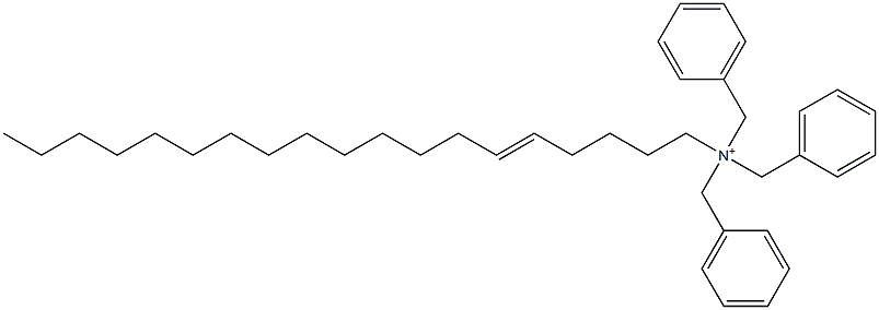 (5-Nonadecenyl)tribenzylaminium Struktur