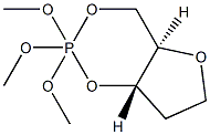 (1S,6R)-3,3,3-Trimethoxy-2,4,7-trioxa-3-phosphabicyclo[4.3.0]nonane Struktur