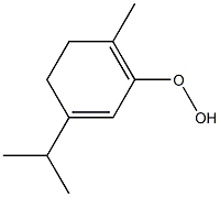 p-Mentha-1,3-dien-2-yl hydroperoxide Struktur