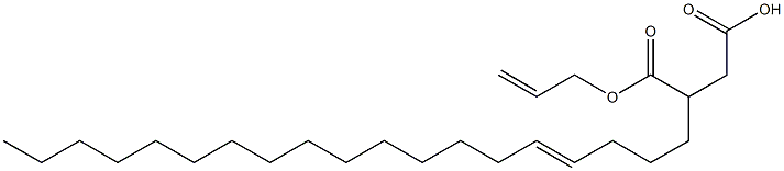 3-(4-Nonadecenyl)succinic acid 1-hydrogen 4-allyl ester Struktur