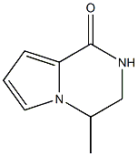 4-METHYL-3,4-DIHYDROPYRROLO[1,2-A]PYRAZIN-1(2H)-ONE Struktur