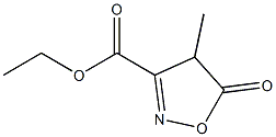 4-Methyl-5-oxo-4,5-dihydroisoxazole-3-carboxylic acid ethyl ester Struktur