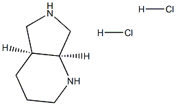 (S,S)-2,8-Diazabicyclo[4.3.0]nonane dihydrochloride Struktur