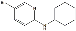 5-Bromo-N-cyclohexyl-2-pyridinamine Struktur