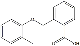 2-[(2-Methylphenoxy)methyl]benzoic acid Struktur