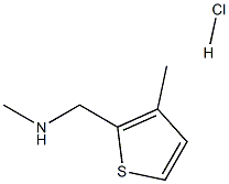 Methyl-(3-methyl-thiophen-2-ylmethyl)-aminehydrochloride Struktur