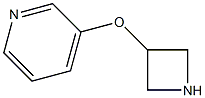 3-(3-Azetidinyloxy)pyridine Struktur