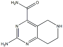 2-amino-5,6,7,8-tetrahydropyrido[4,3-d]pyrimidine-4-carboxamide Struktur