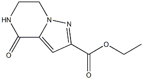 4-Oxo-4,5,6,7-tetrahydro-pyrazolo[1,5-a]pyrazine-2-carboxylic acid ethyl ester Structure