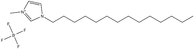 1-tetradecyl-3-methylimidazolium tetrafluoroborate Struktur