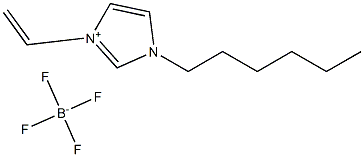 1-hexyl-3-vinylimidazolium tetrafluoroborate Struktur