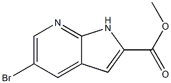 Methyl 5-bromo-1H-pyrrolo[2,3-b]pyridine-2-carboxylate Struktur