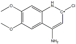 2-chloro-4-amino-6,7-dimethoxyquinolinyl Struktur