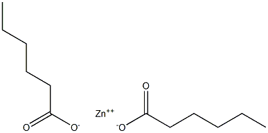 Zinc hexanoate Struktur