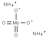 Ammonium molybdate Struktur