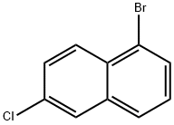 1-Bromo-6-chloronaphthalene Struktur