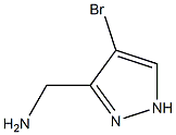 (4-Bromo-1H-pyrazol-3-yl)-methyl-amine Struktur