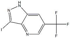 3-Iodo-6-trifluoromethyl-1H-pyrazolo[4,3-b]pyridine Struktur