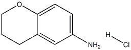 3,4-DIHYDRO-2H-1-BENZOPYRAN-6-AMINE HYDROCHLORIDE Struktur