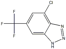 4-Chloro-6-trifluoromethyl-1H-benzotriazole Struktur