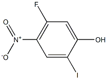 5-Fluoro-2-iodo-4-nitro-phenol Struktur