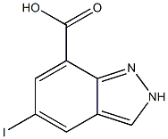 5-Iodo-2H-indazole-7-carboxylic acid Struktur