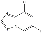 8-Chloro-6-fluoro-[1,2,4]triazolo[1,5-a]pyridine Struktur