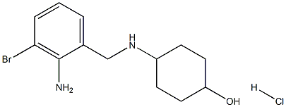 (1s,4s)-4-((2-amino-3-bromobenzyl)amino)cyclohexan-1-ol hydrochloride