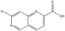 7-chloro-1,6-naphthyridine-2-carboxylic acid Struktur