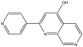 2-(pyridin-4-yl)-1,7-naphthyridin-4-ol Struktur