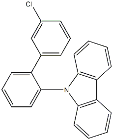 N-(3'-chloro-[1,1'-biphenyl]-2-yl)-9H-carbazole Struktur