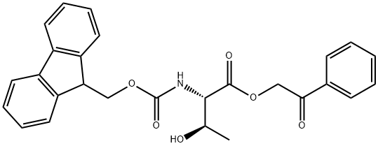 2-oxo-2-phenylethyl (2S,3R)-2-({[(9H-fluoren-9-yl)methoxy]carbonyl}amino)-3-hydroxybutanoate