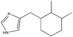 4-[(2,3-Dimethylcyclohexyl)methyl]-1H-imidazole Struktur