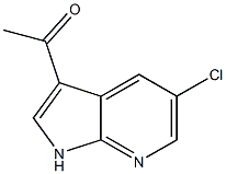 1-(5-Chloro-1H-pyrrolo[2,3-b]pyridin-3-yl)-ethanone Struktur