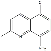 5-chloro-8-aminoquinaldine Struktur