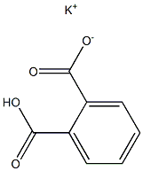 Potassium hydrogen phthalate standard solution Struktur