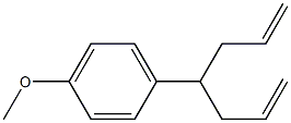 1-(1-ALLYL-BUT-3-ENYL)-4-METHOXY-BENZENE Struktur