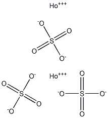 Holmium(III) sulfate Struktur