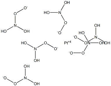 Platinum(IV) hexaammonia tetrahydroxide Struktur