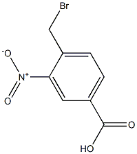 3-nitro-4-bromomethylbenzoic acid Struktur