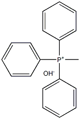 Methyltriphenylphosphonium hydroxide Struktur